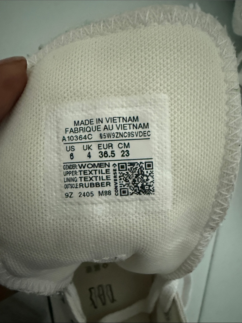 Converse White High-Top Platform Chuck Taylor Sneakers - Picture 5 of 5